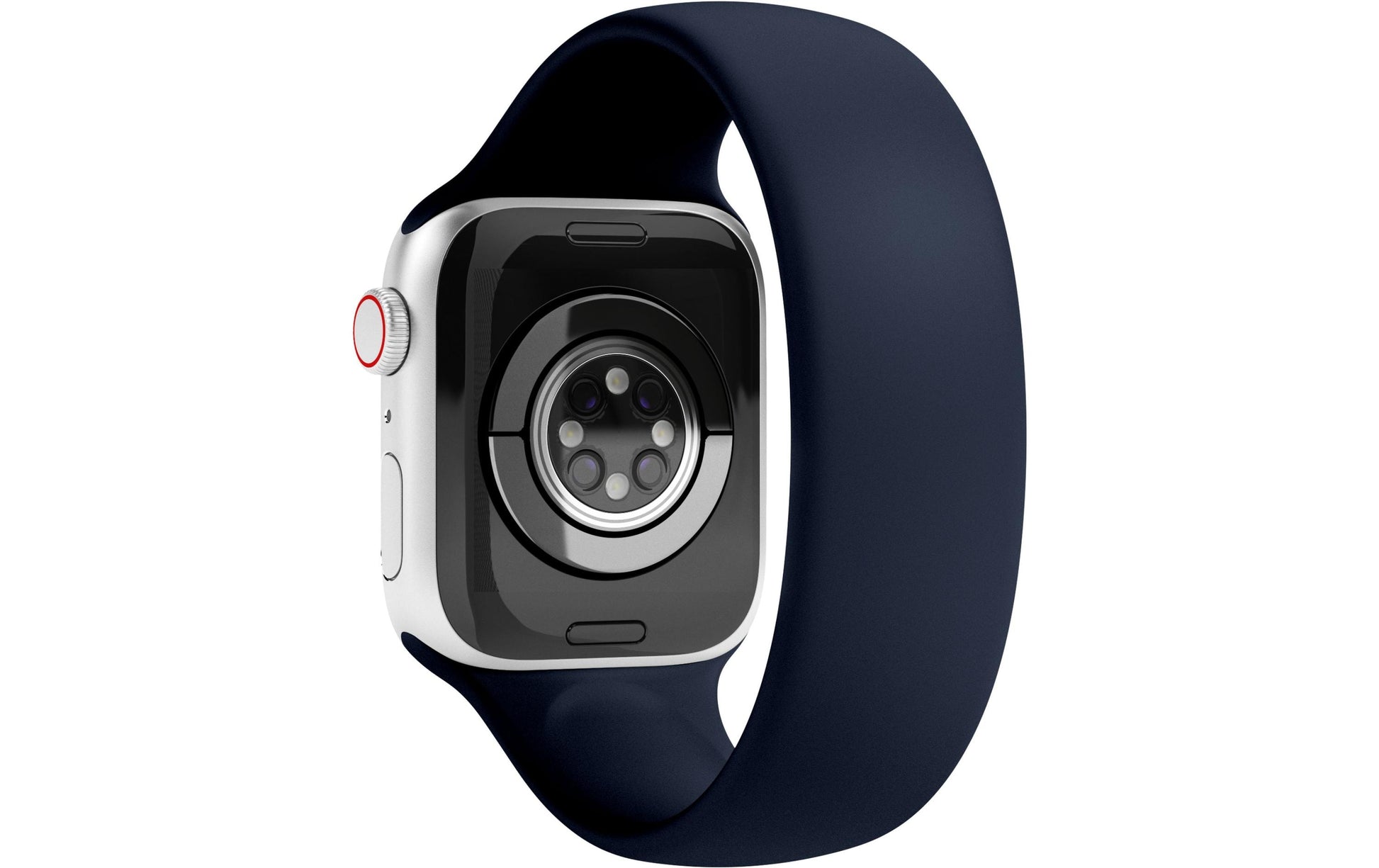 Vonmählen Solo Loop 2 – Armband – für Apple Watch (diverse Grössen), Navy, Bandgrösse S, Silikon