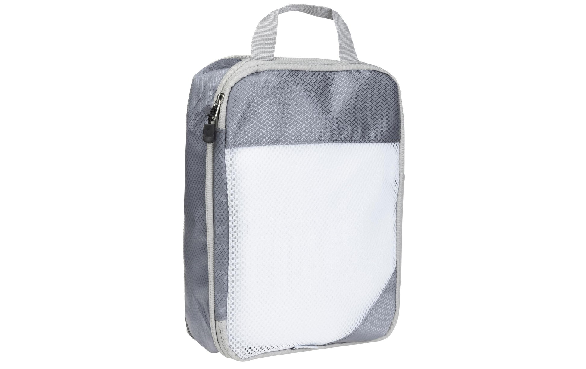 KOOR Packhilfen-Set (Grösse S) – mit Reissverschluss, Tragegriff – 30×9×20 cm – Grau – Polyester – 2-teilig
