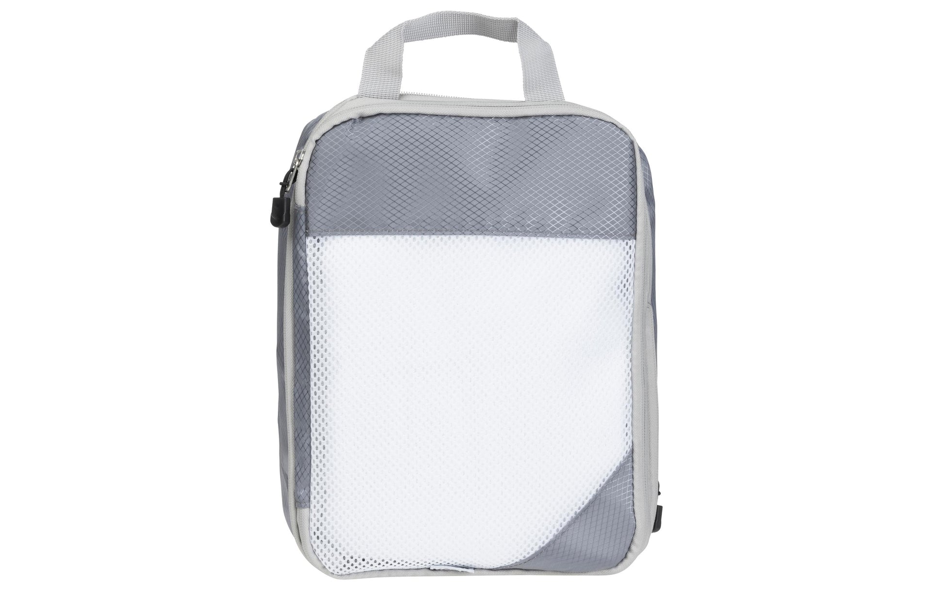 KOOR Packhilfen-Set (Grösse S) – mit Reissverschluss, Tragegriff – 30×9×20 cm – Grau – Polyester – 2-teilig