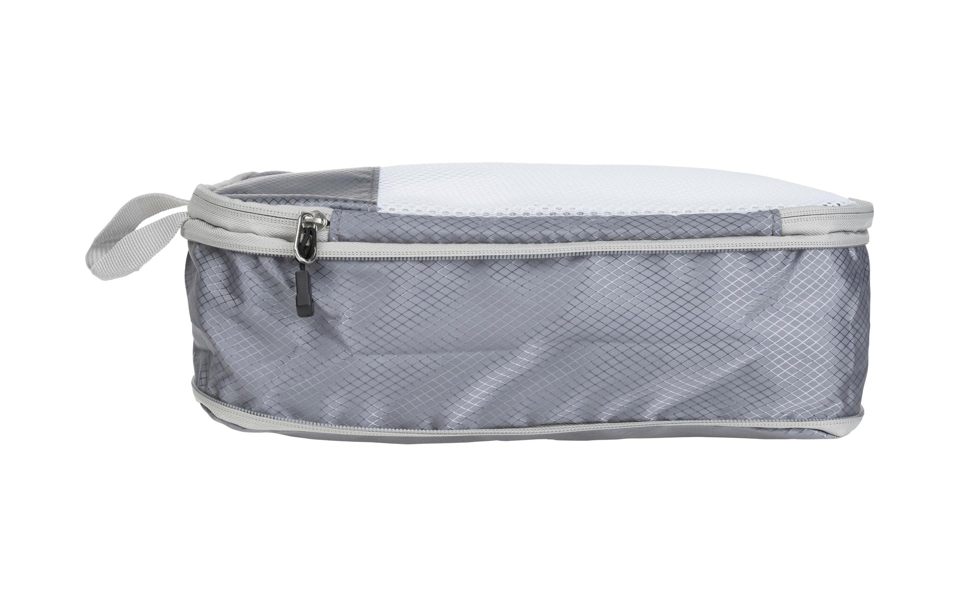 KOOR Packhilfen-Set (Grösse S) – mit Reissverschluss, Tragegriff – 30×9×20 cm – Grau – Polyester – 2-teilig
