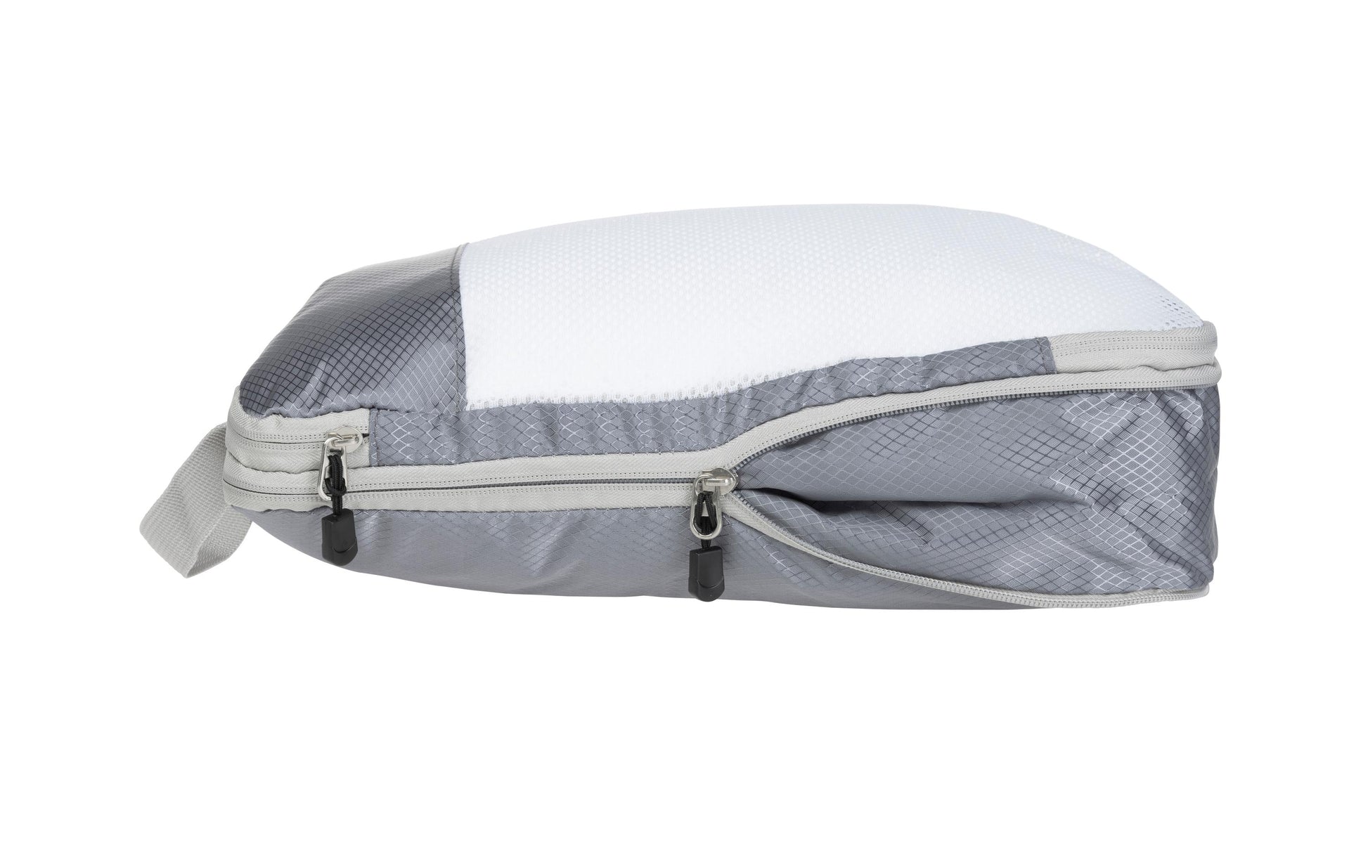 KOOR Reissverschlusstasche – 35×9×25 cm – Grau – Polyester – 2 Stk.