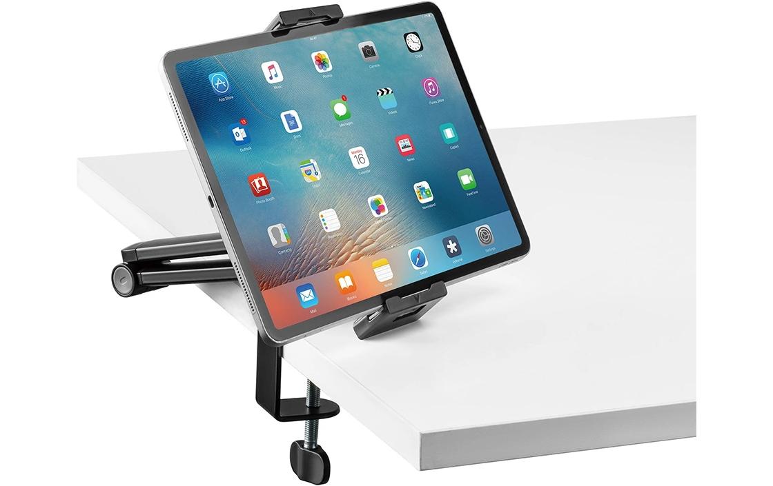 Neomounts Tablet-Arm (Tischklemme) – für 4,7–12,9" – Schwarz