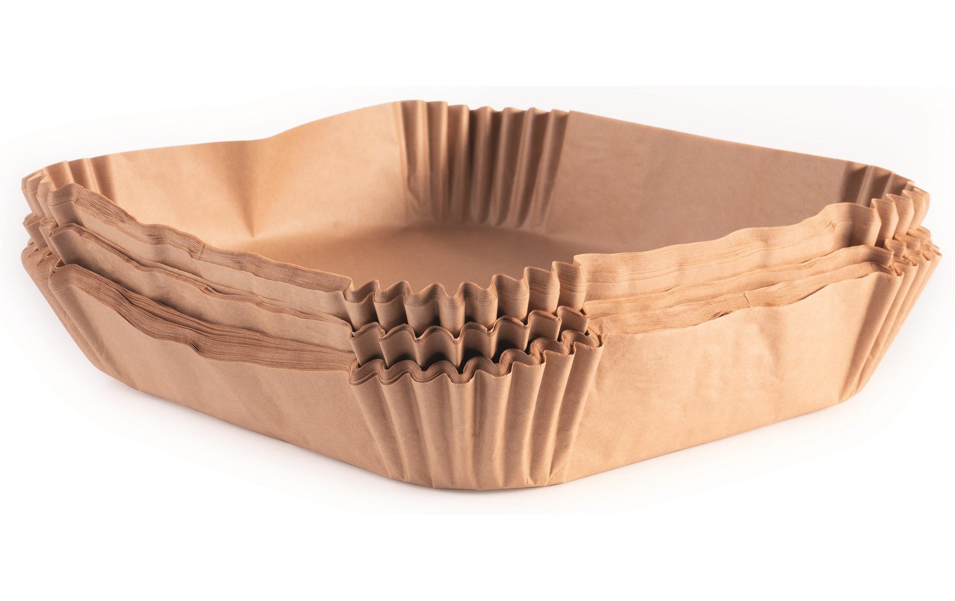 Gourmetmaxx Backpapier 20 × 20 × 4,5 cm, 100 Stk., Papier, Braun, Teflonbeschichtet