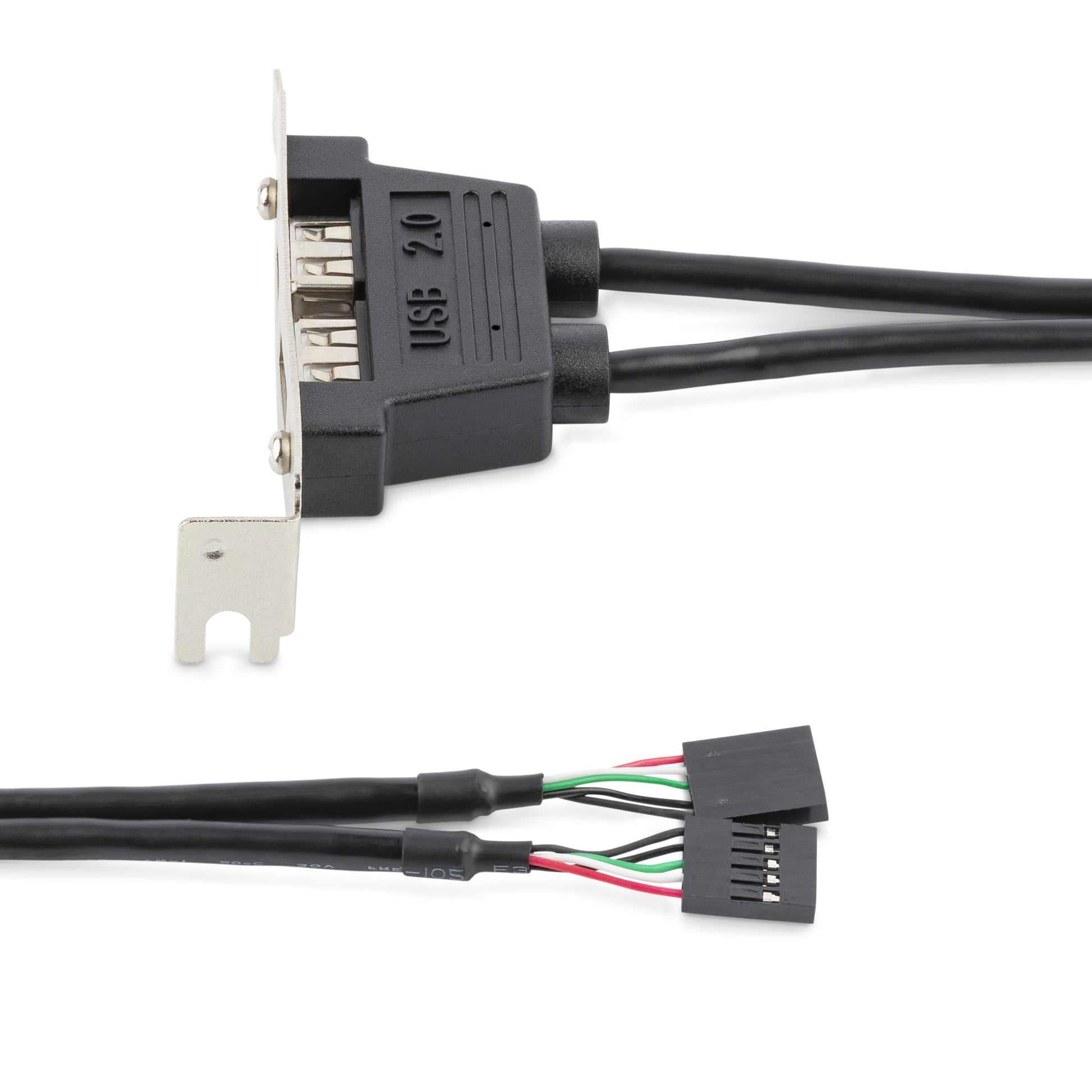StarTech.com USB Adapter IDC auf USB 2.0 (2 Port) – USB 2.0 (480 Mbit/s) – Grau/Metallisch