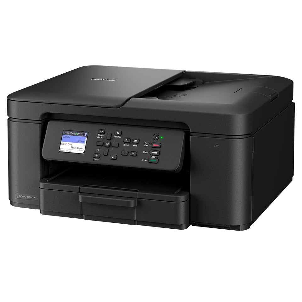 Brother DCP-J1360DW – Farbiges Tintenstrahl-MFP A4, 3-in-1 – USB/WLAN – Duplex, ADF – 16 Seiten/Min S/W