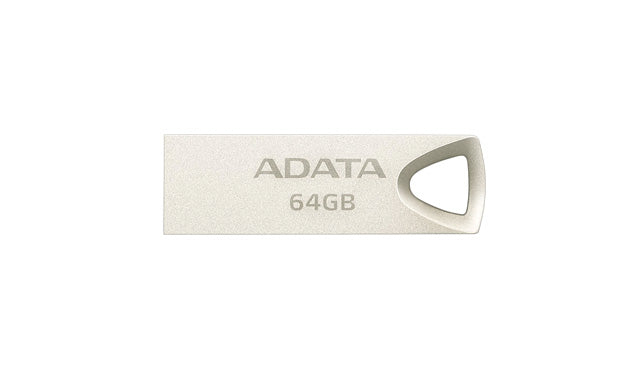 ADATA AUV210 – 64 GB, USB 2.0 (USB Typ-A), Metallgehäuse, Beige