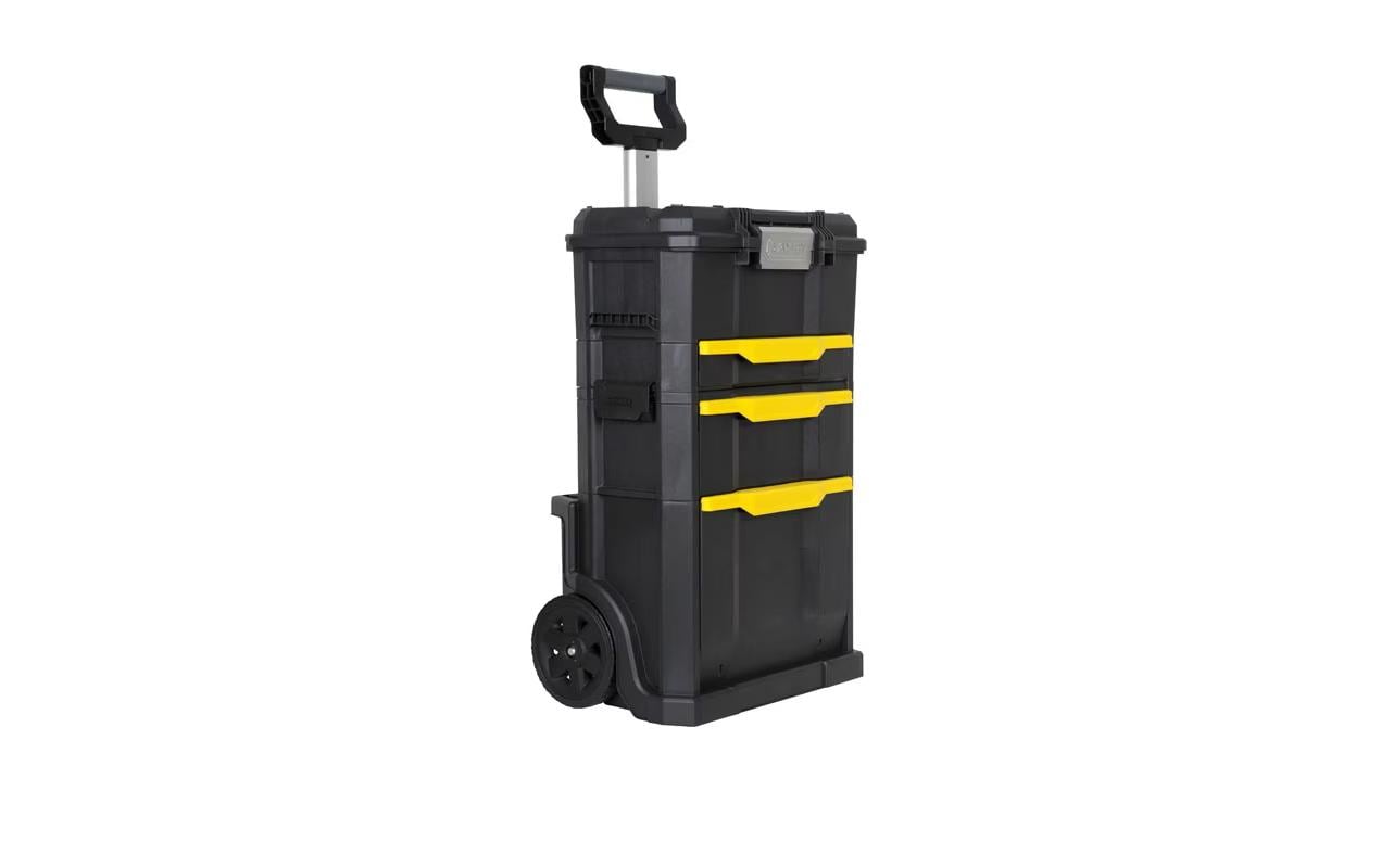 Stanley Werkzeugkasten 2-in-1, 347 × 488 × 778 mm, Kunststoff, schwarz, gelb
