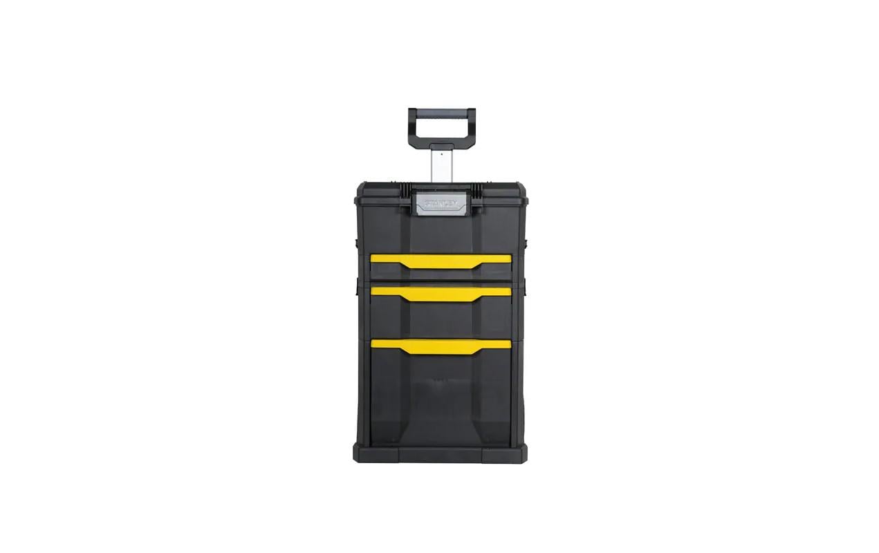 Stanley Werkzeugkasten 2-in-1, 347 × 488 × 778 mm, Kunststoff, schwarz, gelb