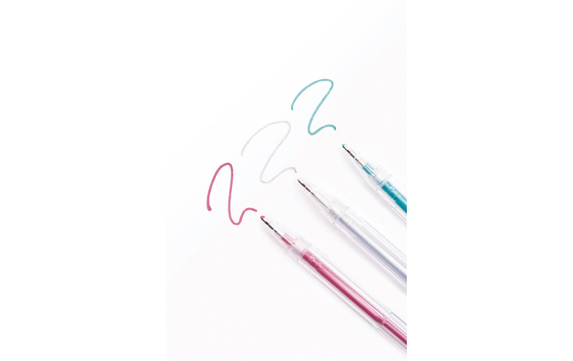 Folia Gelschreiber 30er Set – 30 Farben, 1 mm, für dunkles Papier, Kappe