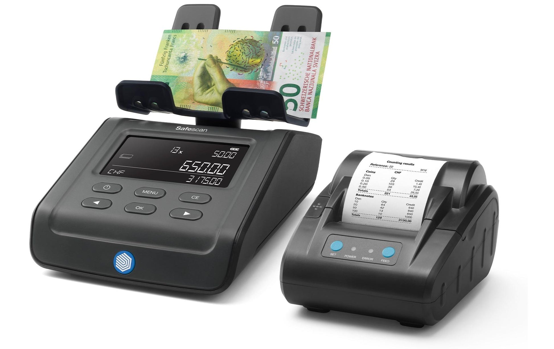 Safescan Geldzählmaschine, Schwarz, SS6175