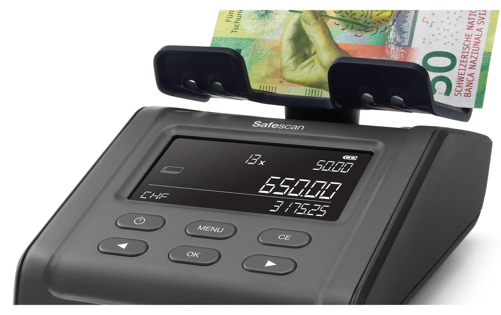 Safescan Geldzählmaschine, Schwarz, SS6175