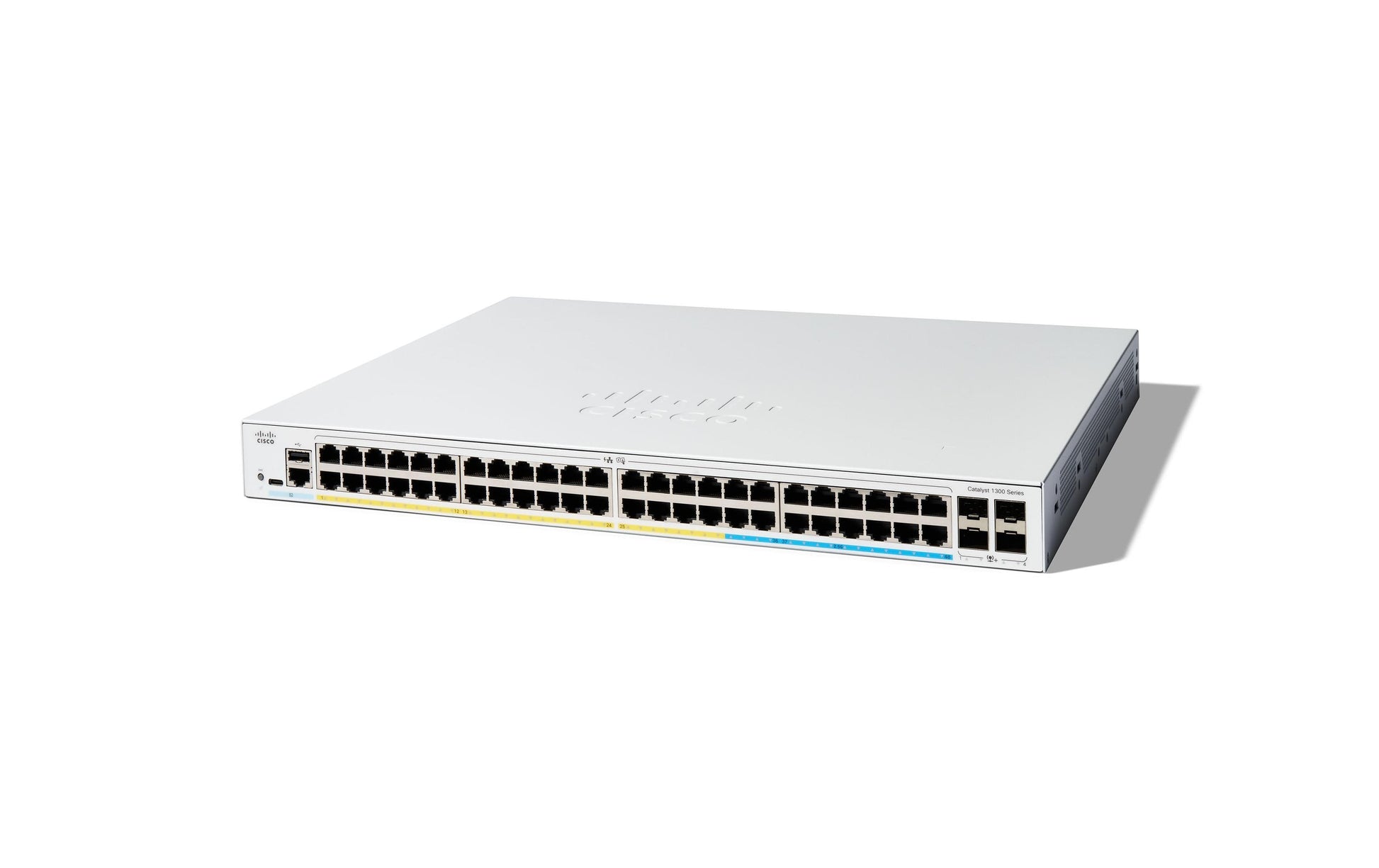 Cisco C1300-48T-4X – Managed Switch – 48×GbE, 4×10G SFP+, L2/L3