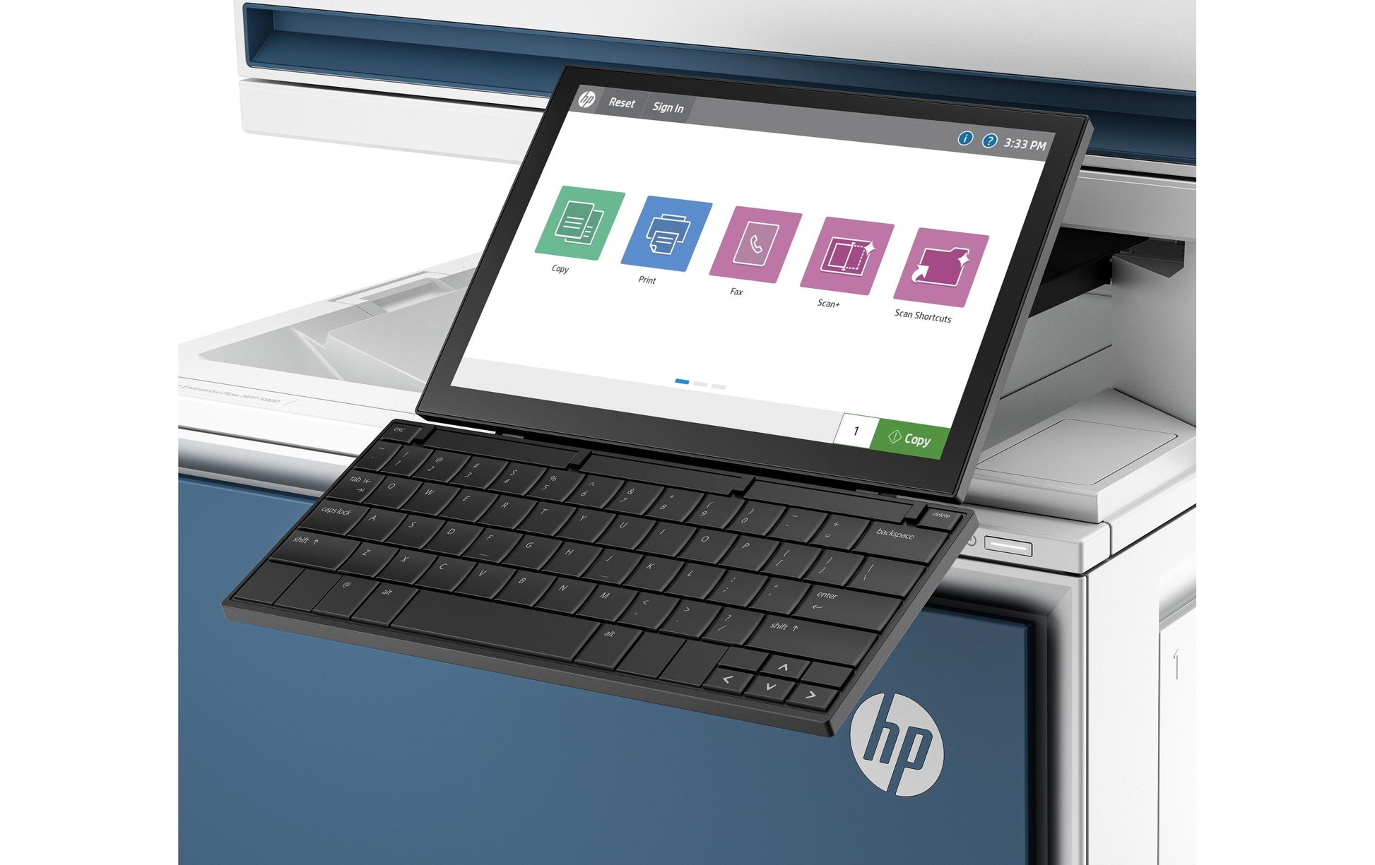 HP COLOR LASERJET ENTPR FLOW MFP 5800ZF – Farbiges Laser-MFP