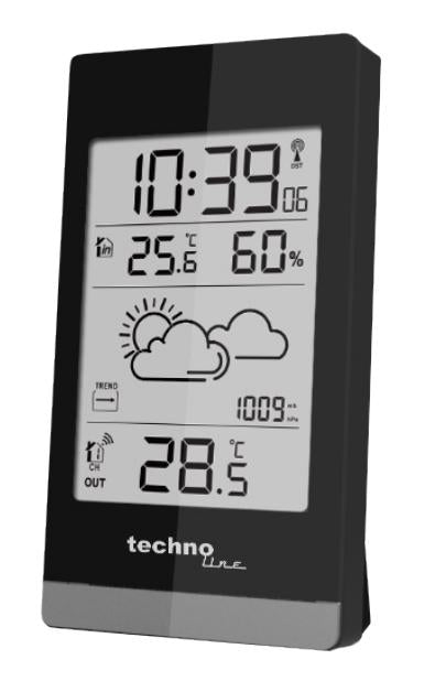 Technoline WS9132 – Wetterstation, innen/aussen, Hygrometer & Thermometer, inkl. Aussensensor