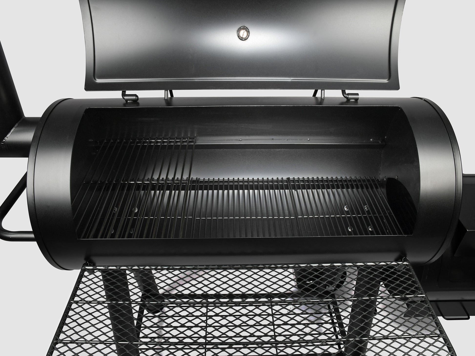 BBQ Dragon Smoker Nevada – Kochfläche 44 × 51 cm, Gusseisen, 86 × 172 × 152 cm – schwarz