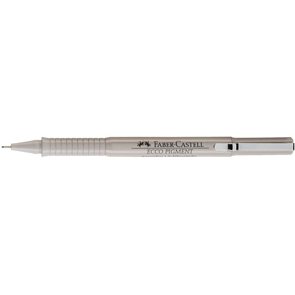 Faber-Castell Ecco Pigment Fineliner – schwarz – wasserfest, dokumentenecht