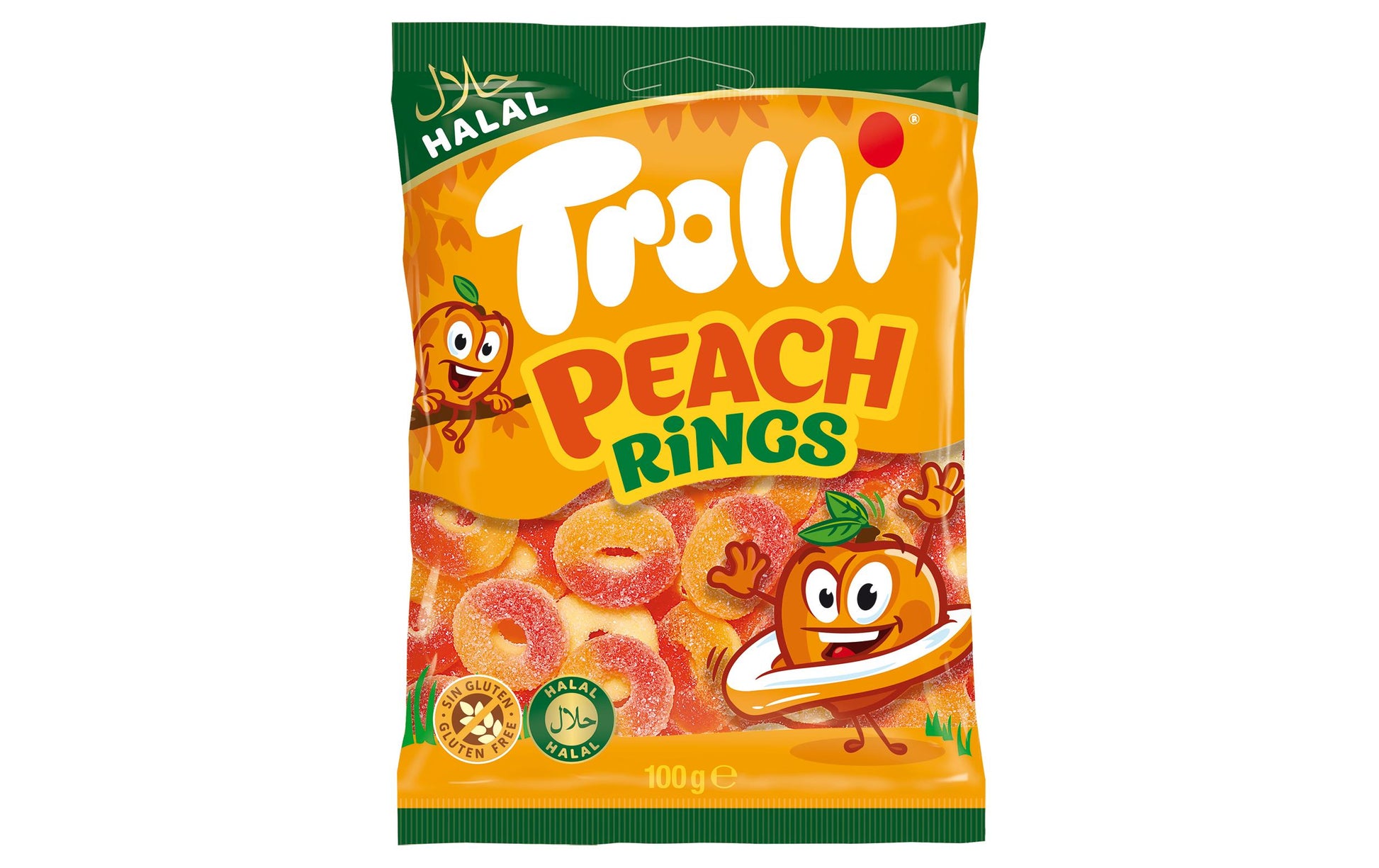 Trolli Gummibonbons – Pfirsich – 100 g