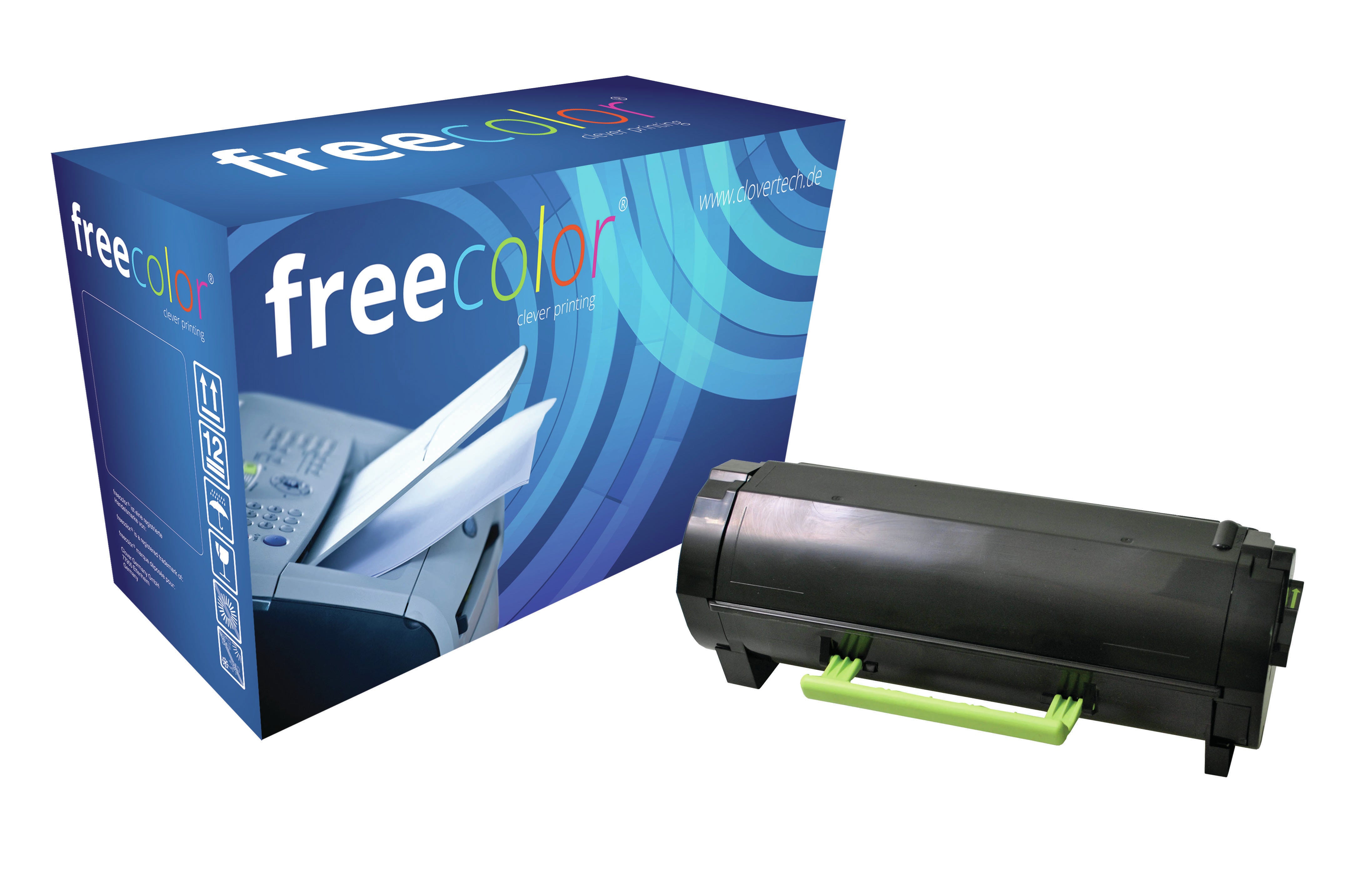 Freecolor Toner 50F2U00 – schwarz, 20000 Seiten – für Lexmark MS 510 dn, MS 610 de, MS 610 dn und andere