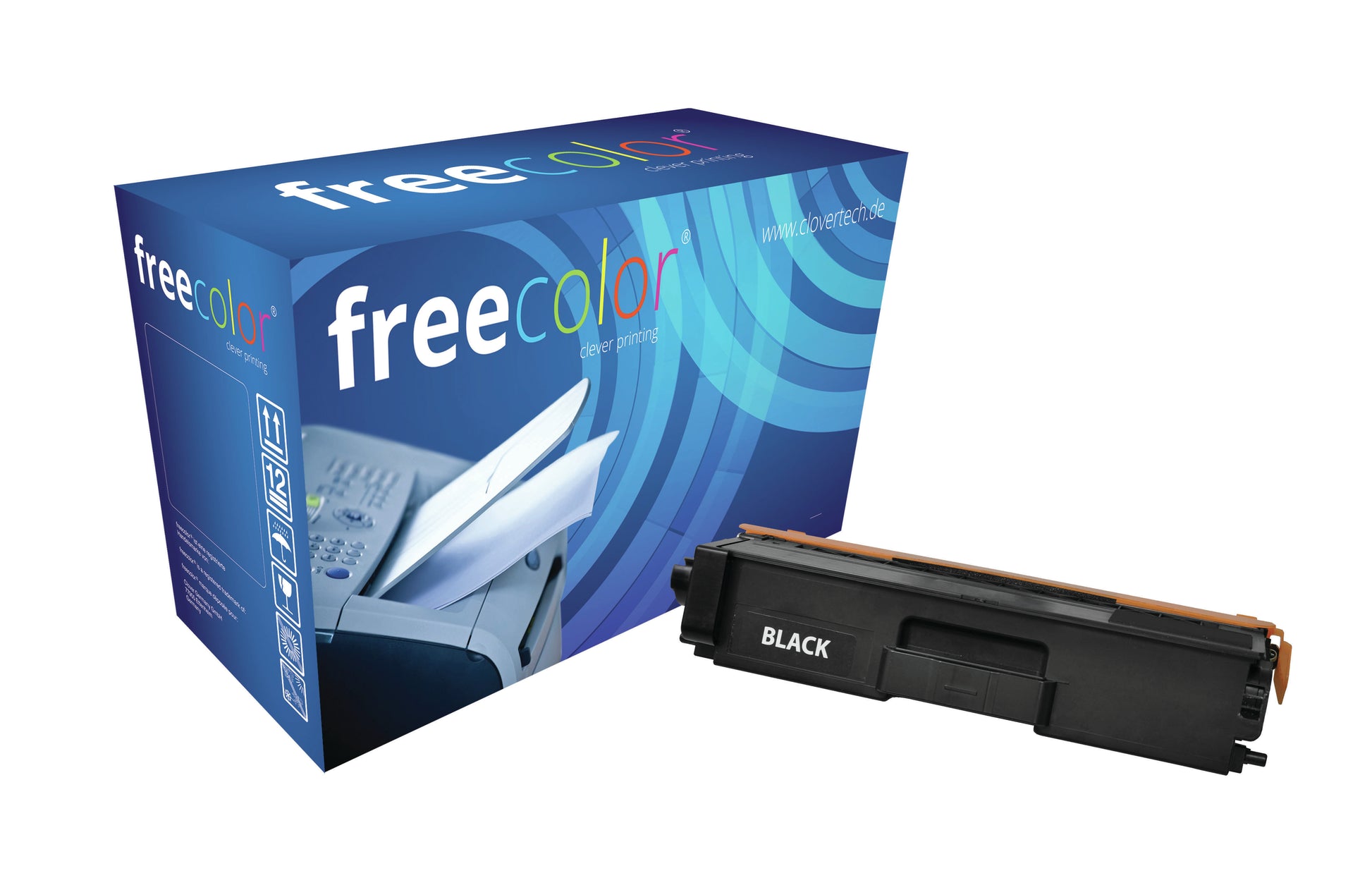 Freecolor TN326 (TN326BK) Schwarzer Toner – Kompatibel – 4'000 Seiten – für Brother DCP-L8400CDN und andere