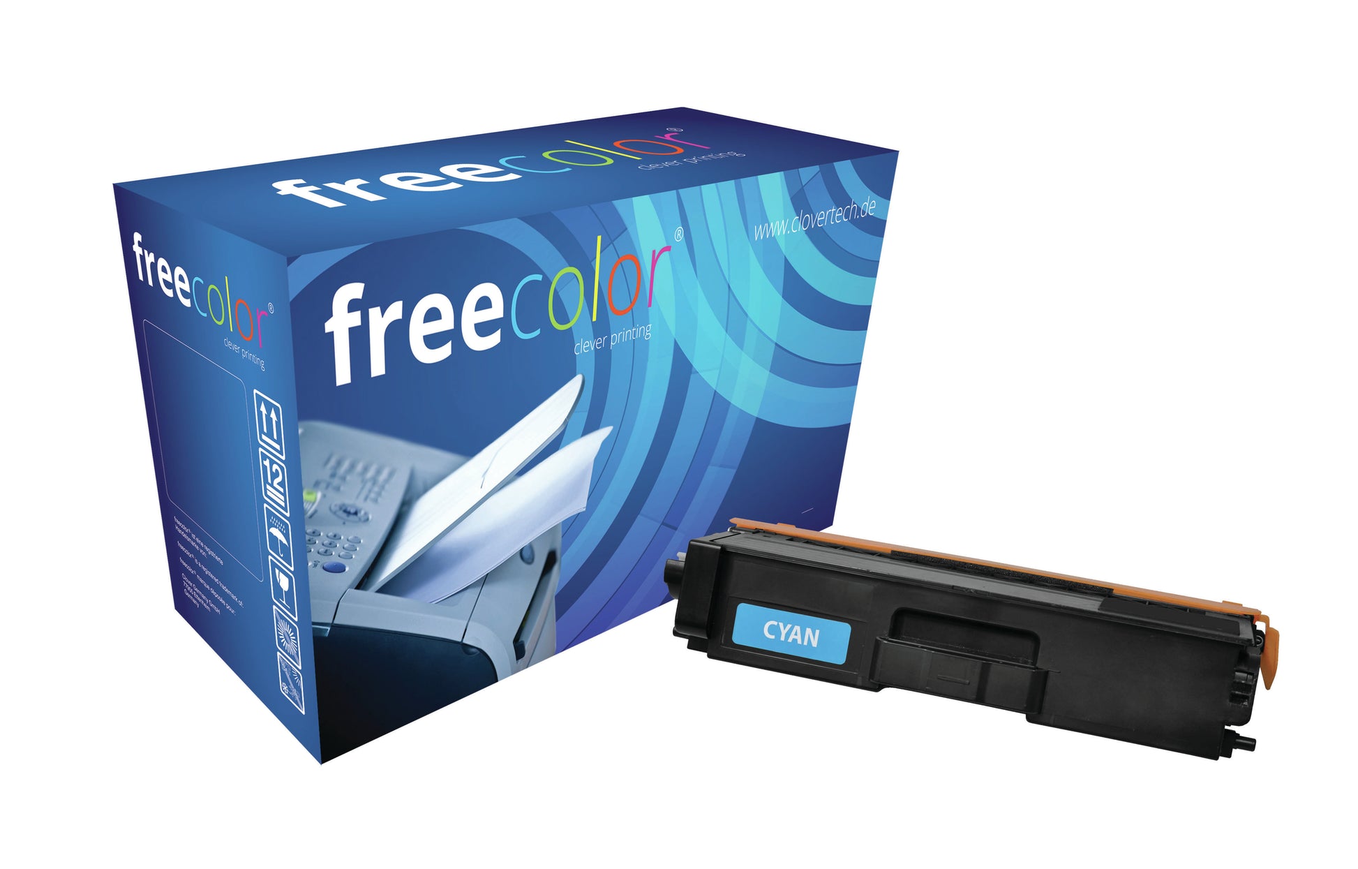 Freecolor TN321 (TN321C) Cyan Toner – Kompatibel – 1'500 Seiten – für Brother