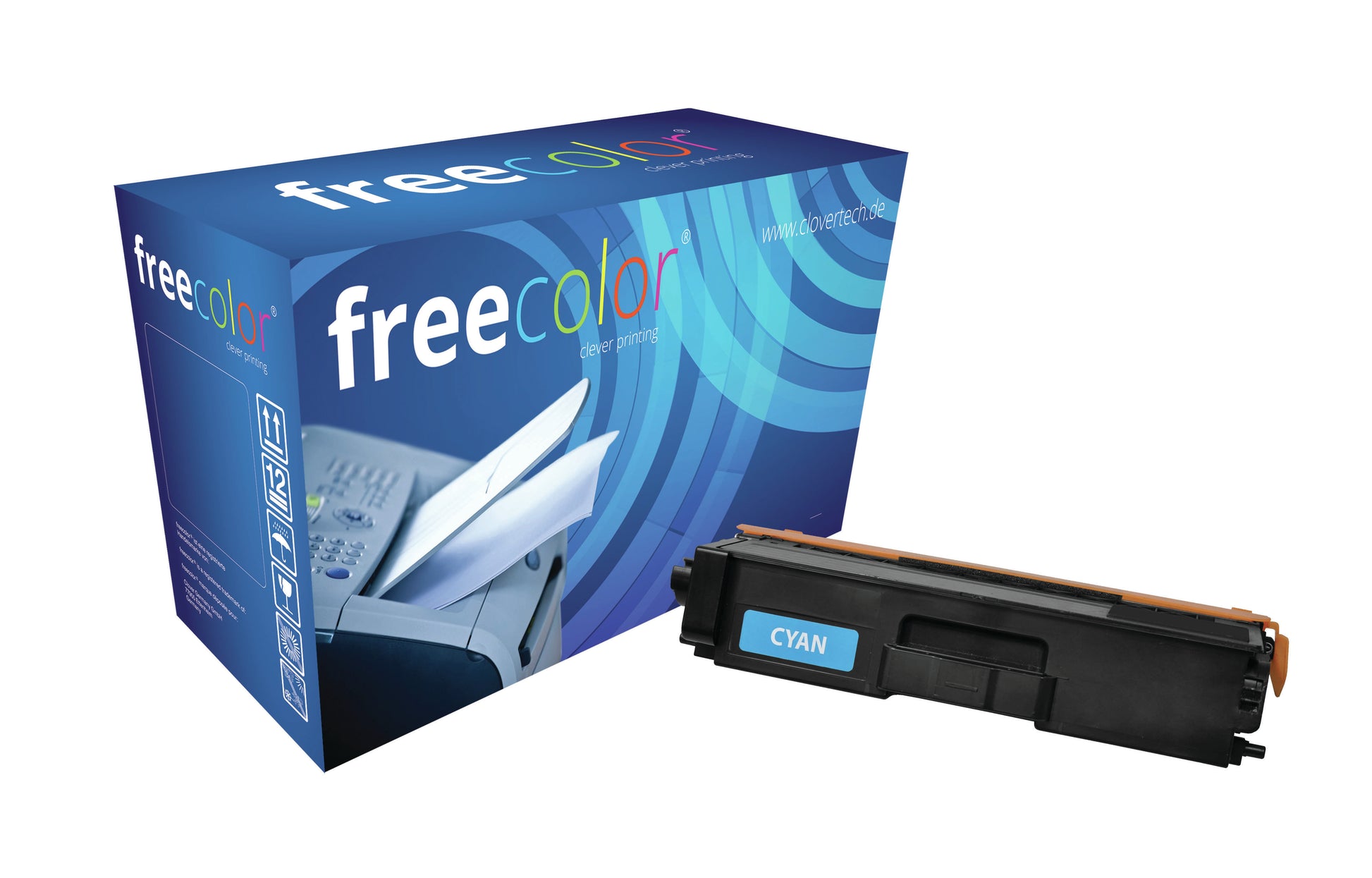 Freecolor Toner TN326C – cyan, 3500 Seiten – für Brother DCP-L8400CDN/DCP-L8450CDW/HL-L8250CDN und andere