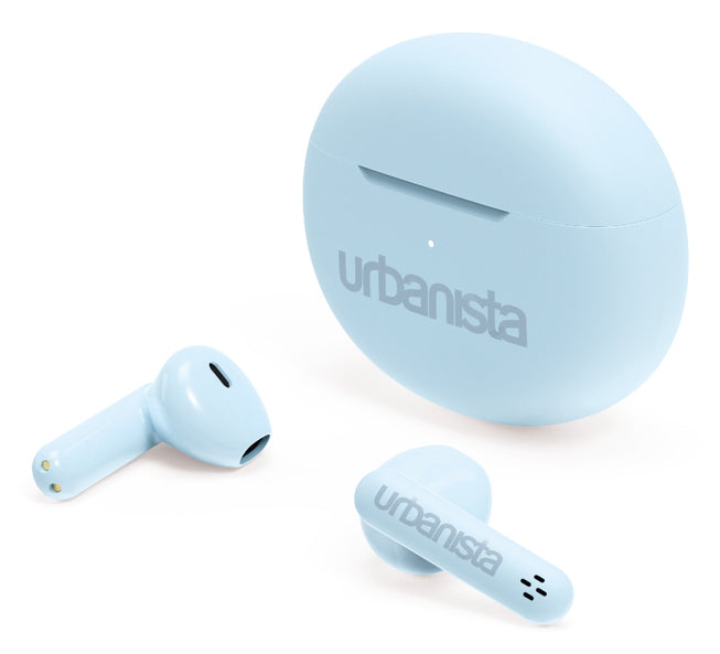 Urbanista Austin – True Wireless In-Ear Kopfhörer – Bluetooth 5,3, IPX4 – Blau – bis 20 h