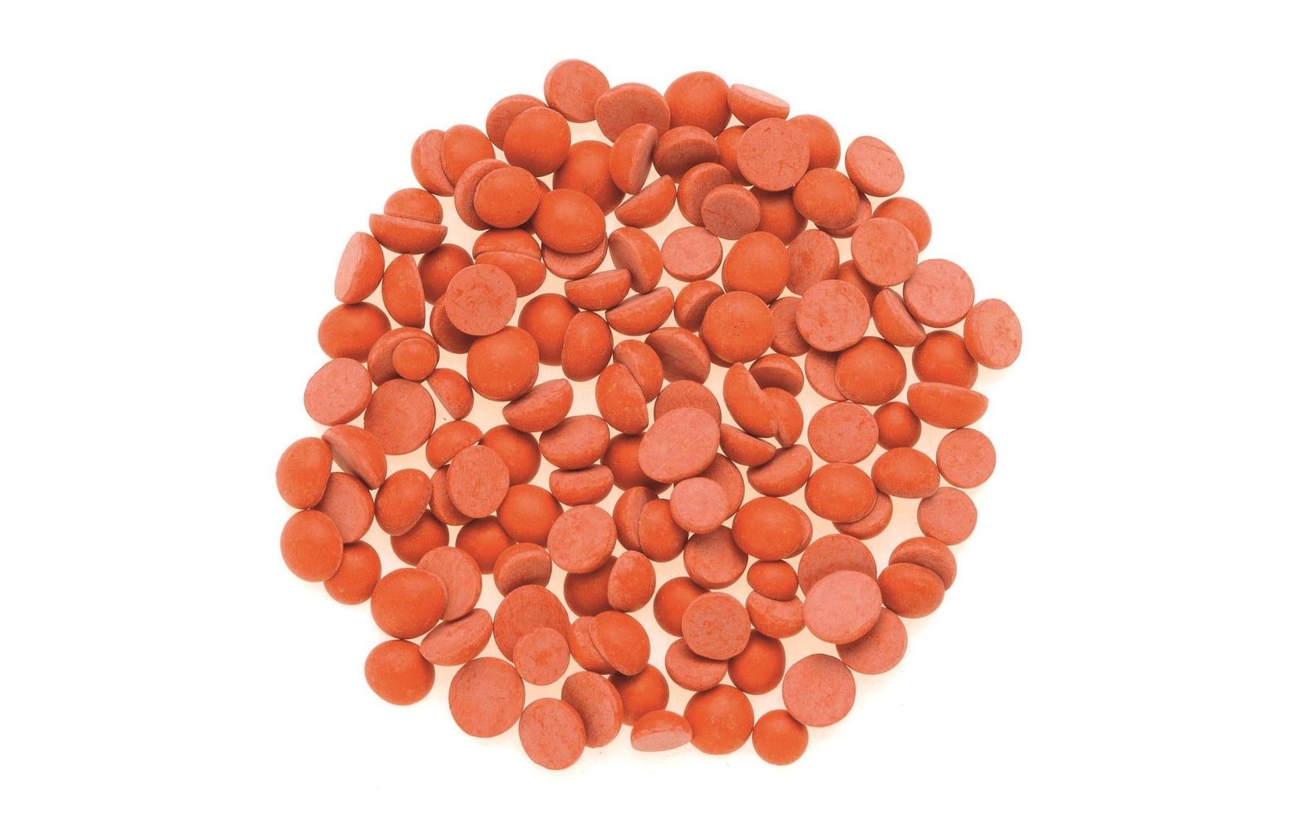 GLOREX Wachsfarbe (Pastillen) – Orange – 5 g