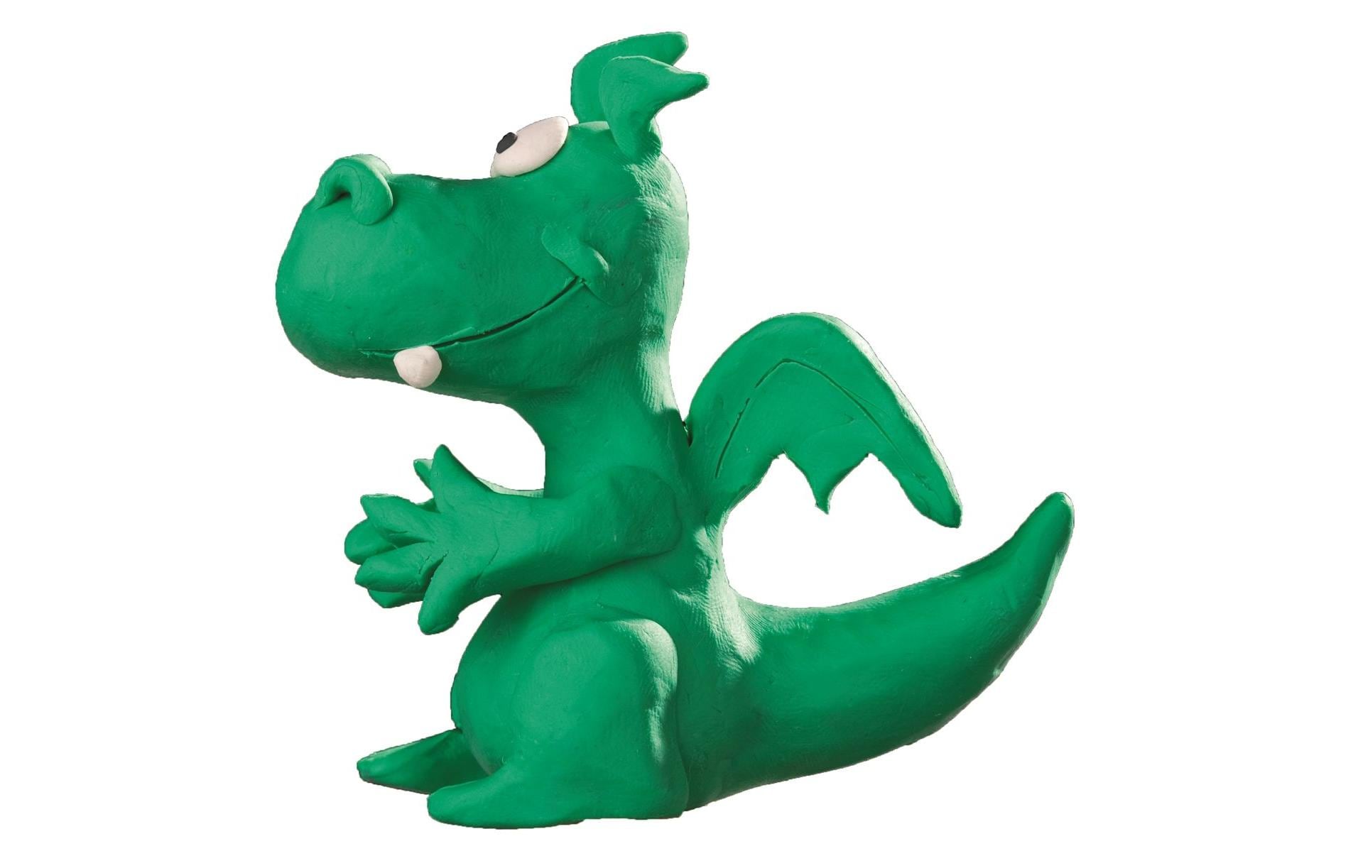 GLOREX Modellierton, Grün, Weichbleibend, 250 g