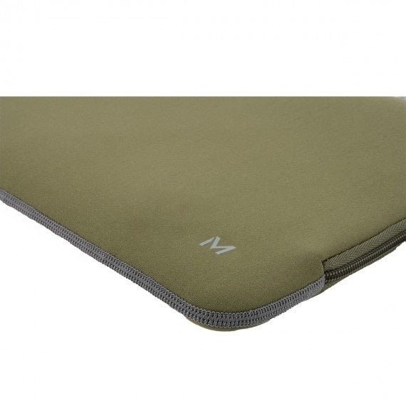 Mobilis Notebook-Tasche für Notebooks bis 14,2" – Neopren, kratz- und schockresistent – Khaki/Grau
