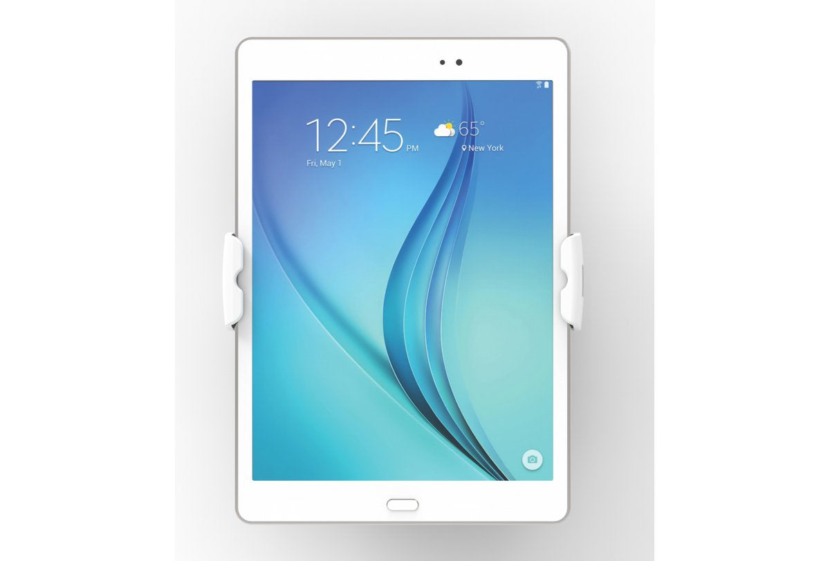 Compulocks Tablet-Wandhalterung für Tablets 7,0–13,0", einstellbare Breite, Armlänge 31,1 cm – Weiss