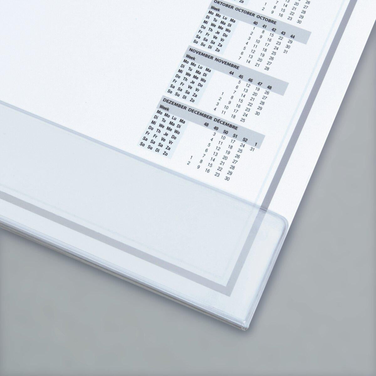 Sigel Schreibunterlage Protect H6366 – 595 × 410 mm, Papier, Grau, Weiss, 1 Stück, FSC Mix