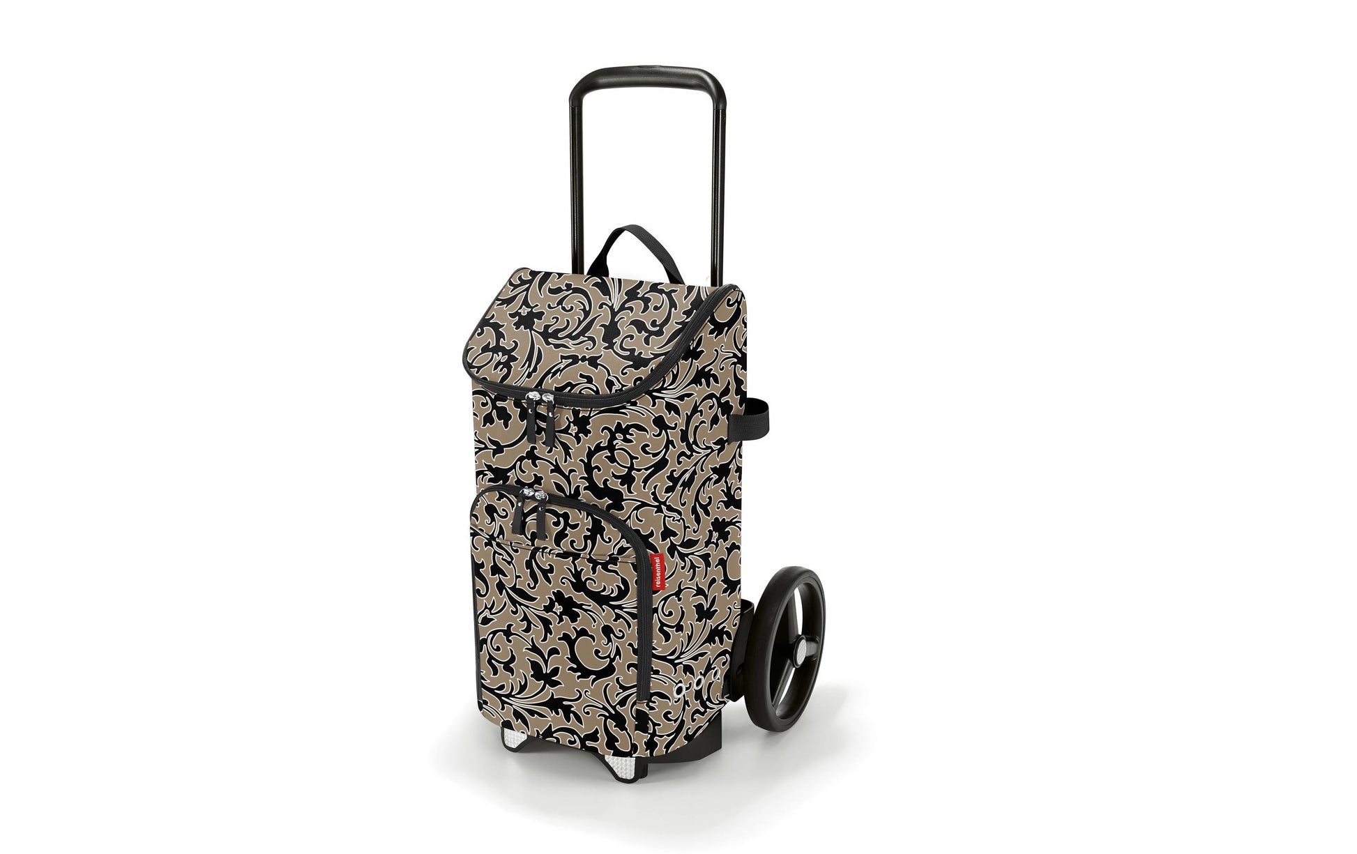 Reisenthel Stofftasche, Polyester, Motiv Baroque Marble, 340×600×240 mm, mit 2 Rädern