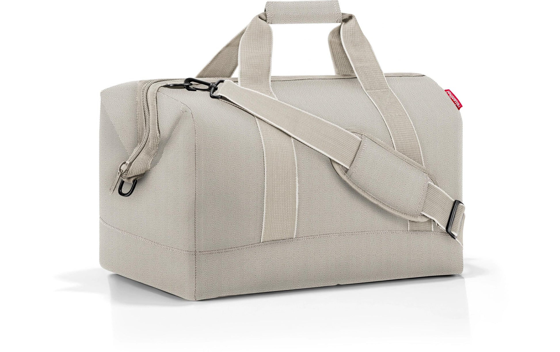 Reisenthel Umhängetasche Allrounder L – 30 l, Polyester, Herringbone Sand, 52 × 29 × 39.5 cm