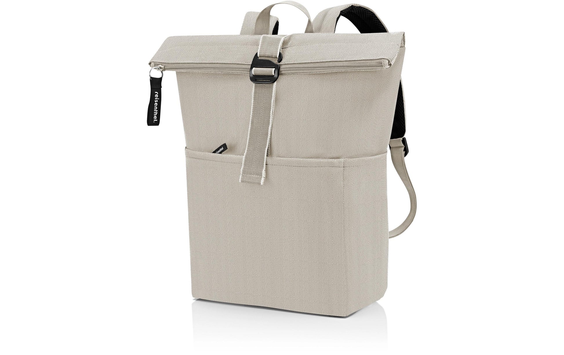 Reisenthel Freizeit-Rucksack – 22 l, recyceltes Material, Herringbone Sand