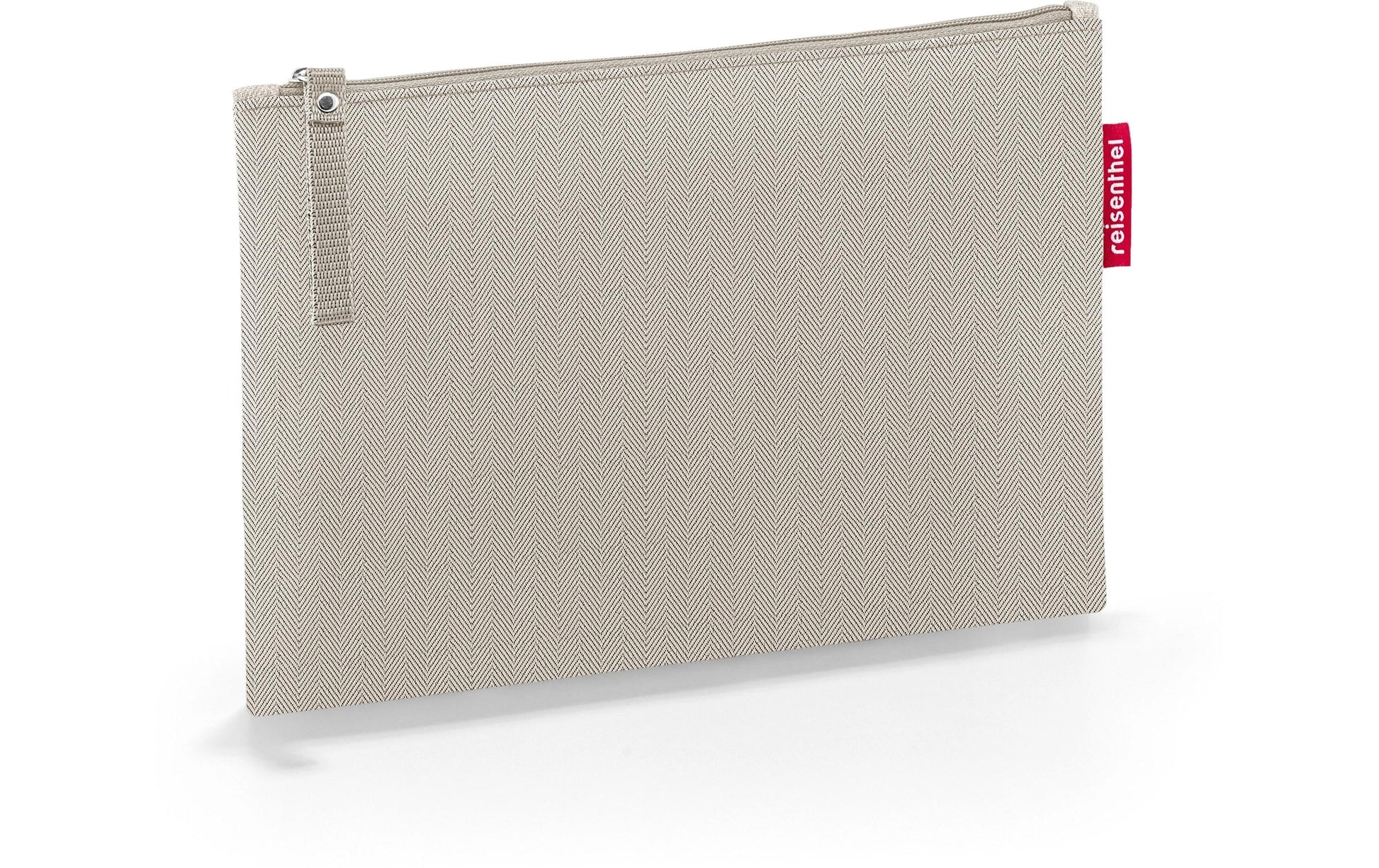 Reisenthel Kosmetiktasche Case 1 – Wasserfest – 24 × 17 cm – Herringbone Sand – Polyester – 1 Stk.