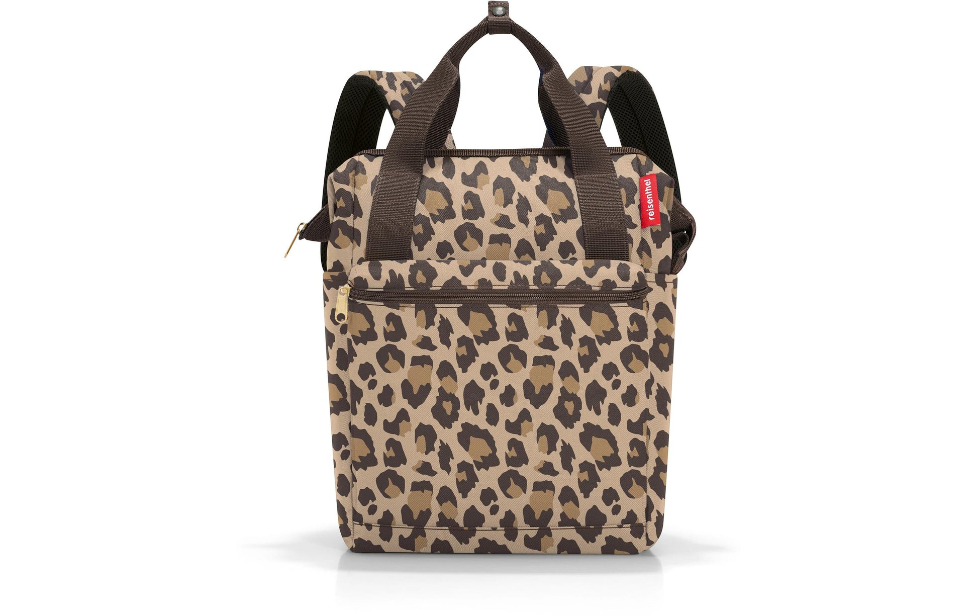 Reisenthel Allrounder R – Freizeit-Rucksack – 12 l, Polyester, Braun, Leo Macchiato