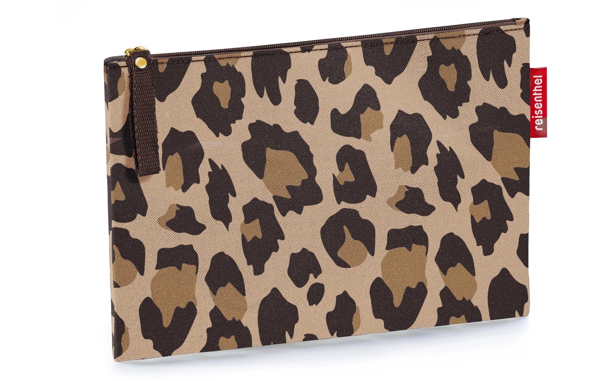 Reisenthel Kosmetiktasche Case 1 – Wasserfest – 24 × 17 cm – Leo Macchiato – Polyester