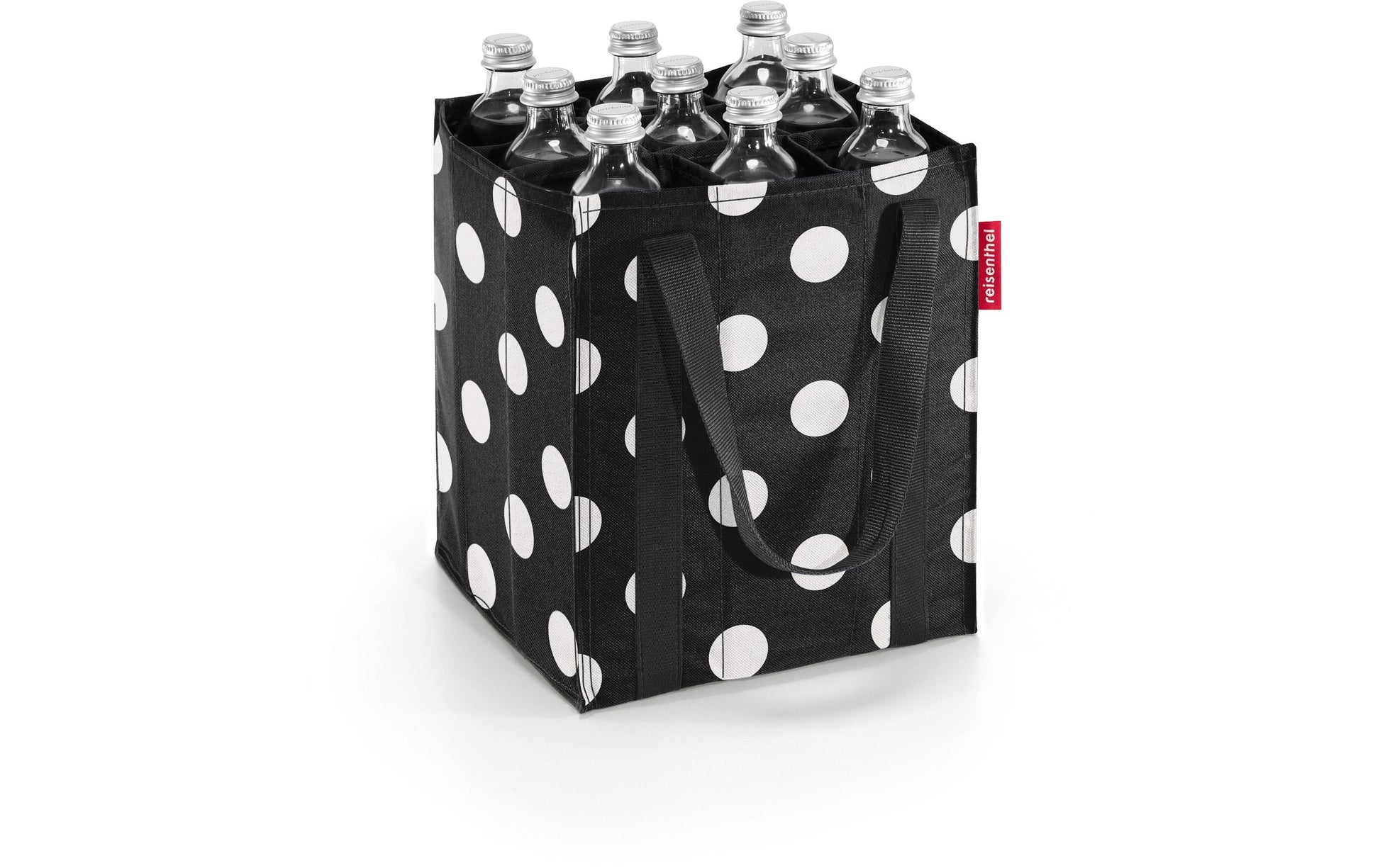 Reisenthel Stofftasche, Polyester, Motiv Punkte Weiss, 240×280×240 mm