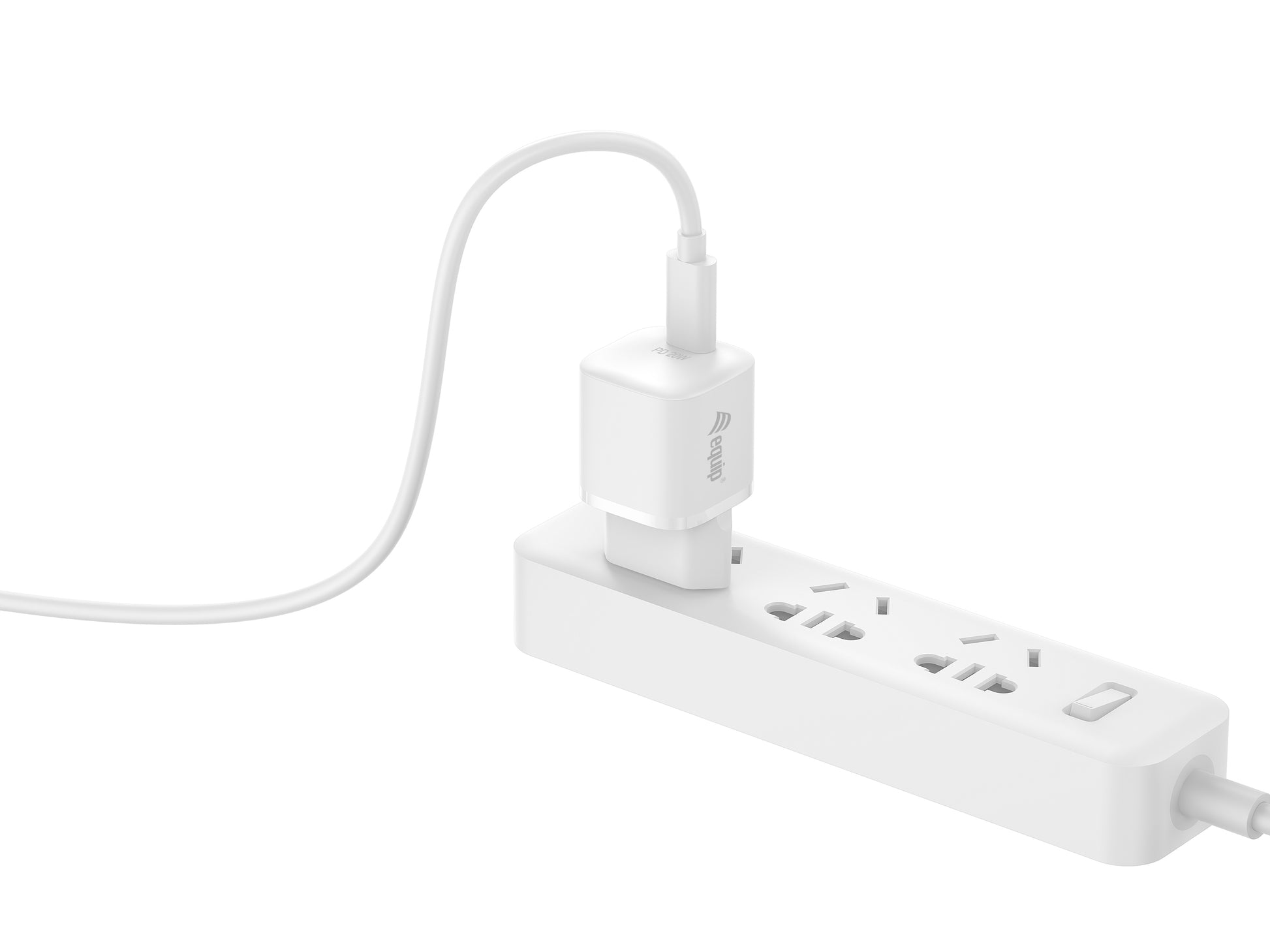 Equip USB-Ladegerät 20 W – USB-C×1 – PD 3.0, EU-Stecker (Typ C) – Weiss – Packung 25×