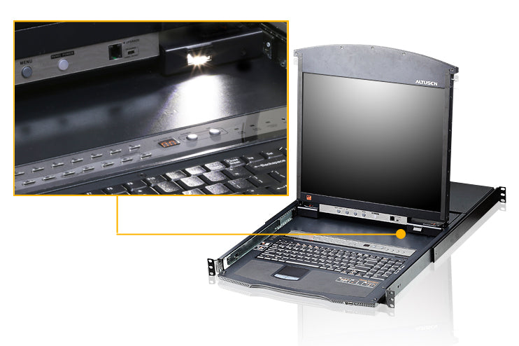 ATEN KL1508A – KVM-Switch – 8-Port, VGA – 1600 × 1200