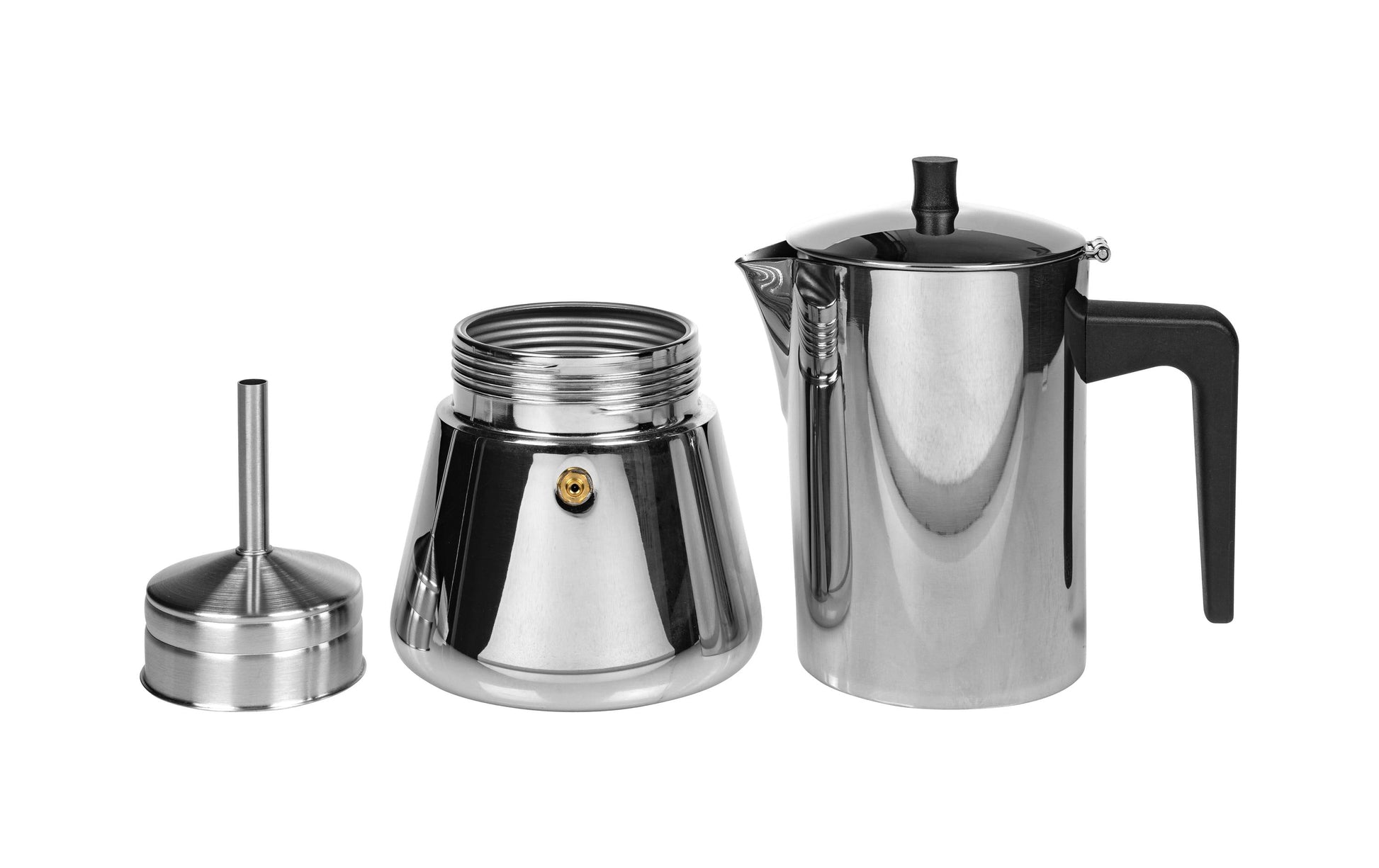 Furber. Furber French Press / Kaffeebereiter – 0,5 l, 10 Tassen, Edelstahl