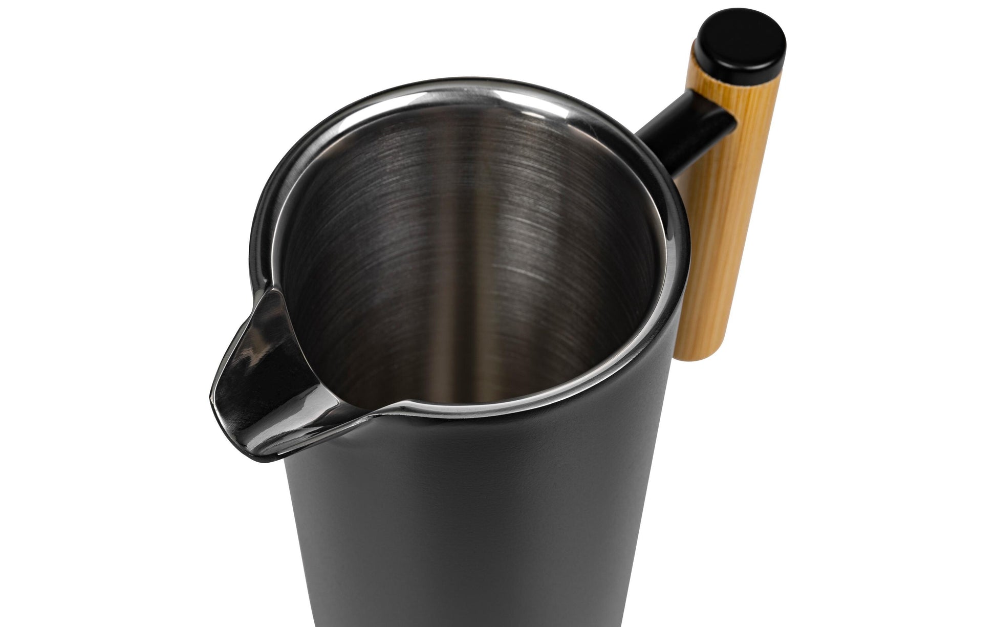 Furber. Furber F01673 French Press / Kaffeebereiter – 0,8 l, 6 Tassen, Edelstahl/Bambus