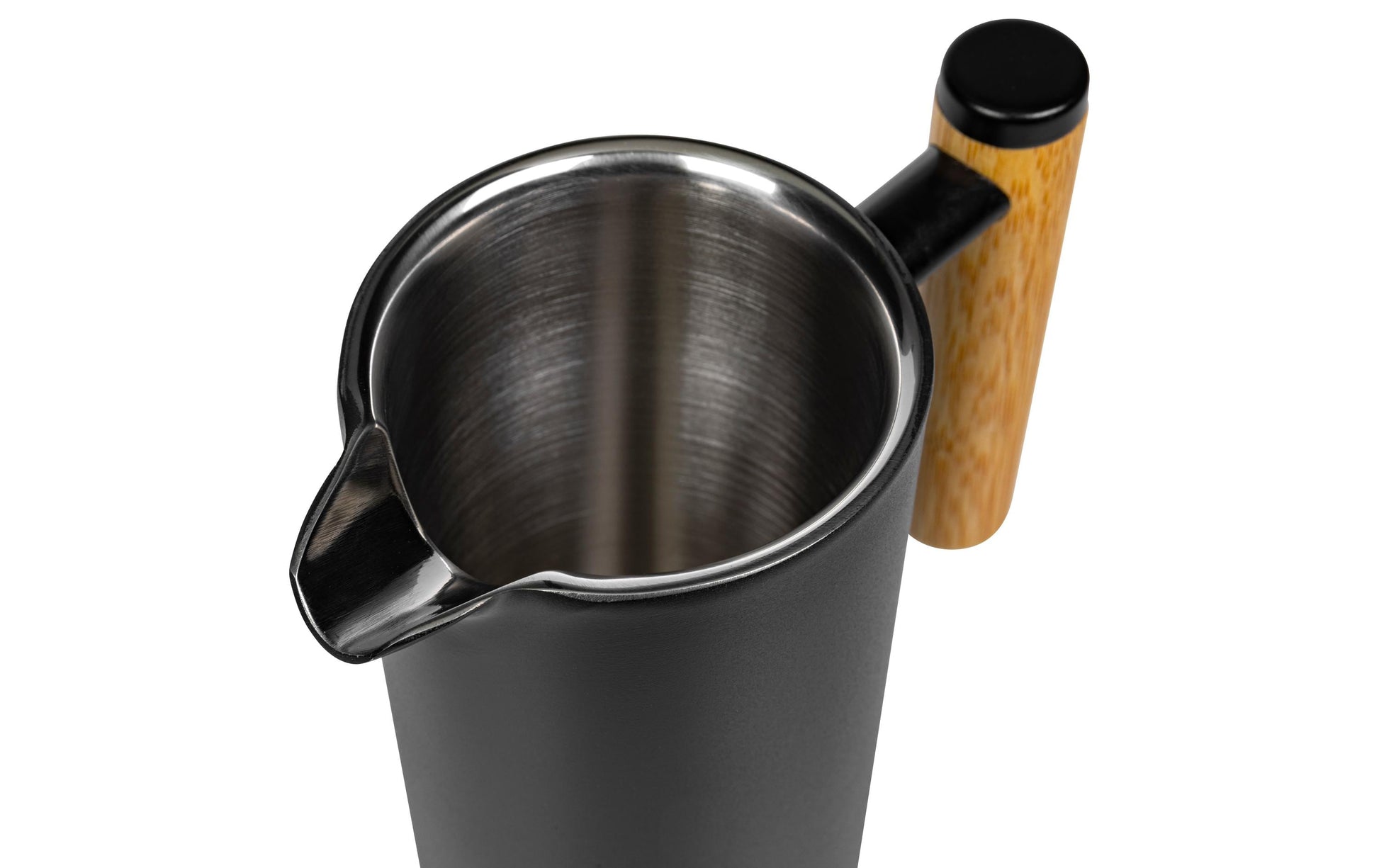 Furber. Furber French Press / Kaffeebereiter – 0,4 l, 3 Tassen, Edelstahl/Bambus