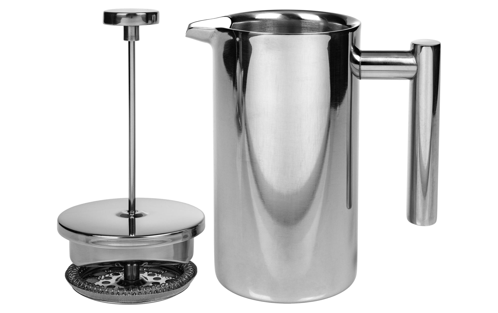 Furber. Furber F01670 French Press / Kaffeebereiter – 0,8 l, 6 Tassen, Edelstahl