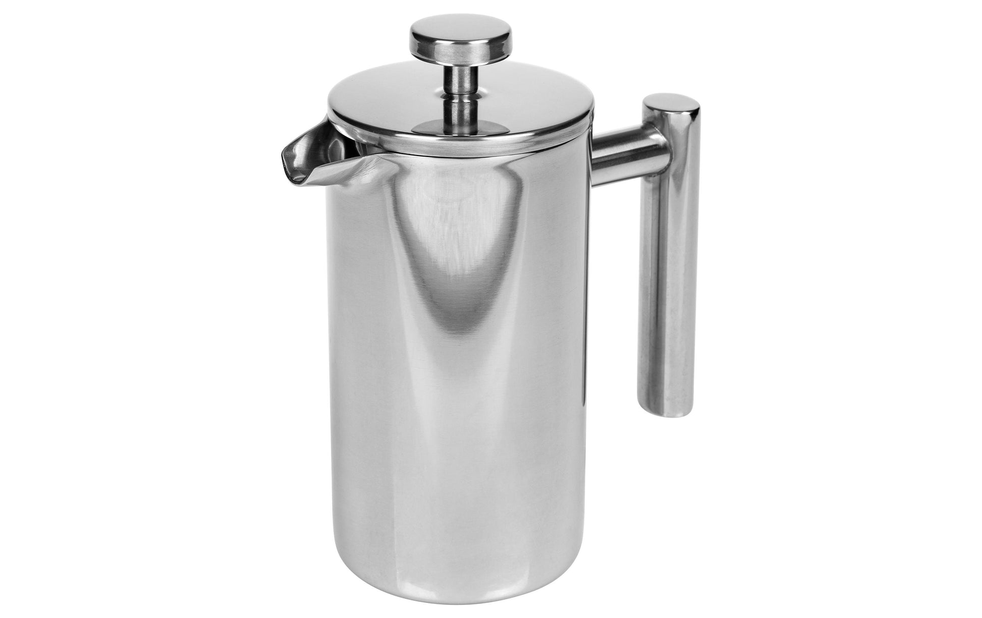 Furber. Furber French Press / Kaffeebereiter – 0,4 l, 3 Tassen, Edelstahl, 14 × 16,5 × 7,5 cm