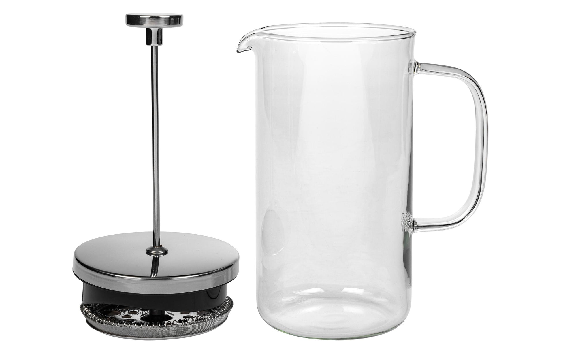 Furber. Furber French Press / Kaffeebereiter – 1 l, 8 Tassen, Glas, Schwarz