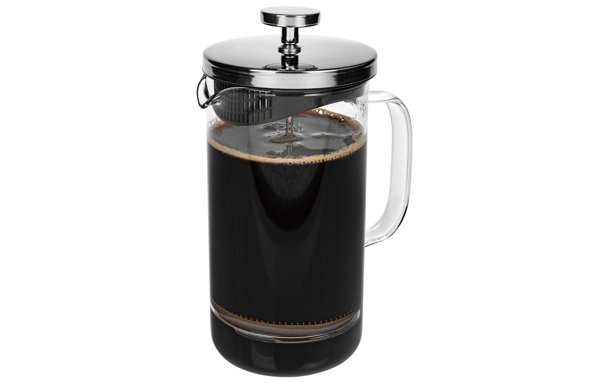 Furber. Furber French Press / Kaffeebereiter – 1 l, 8 Tassen, Glas, Schwarz