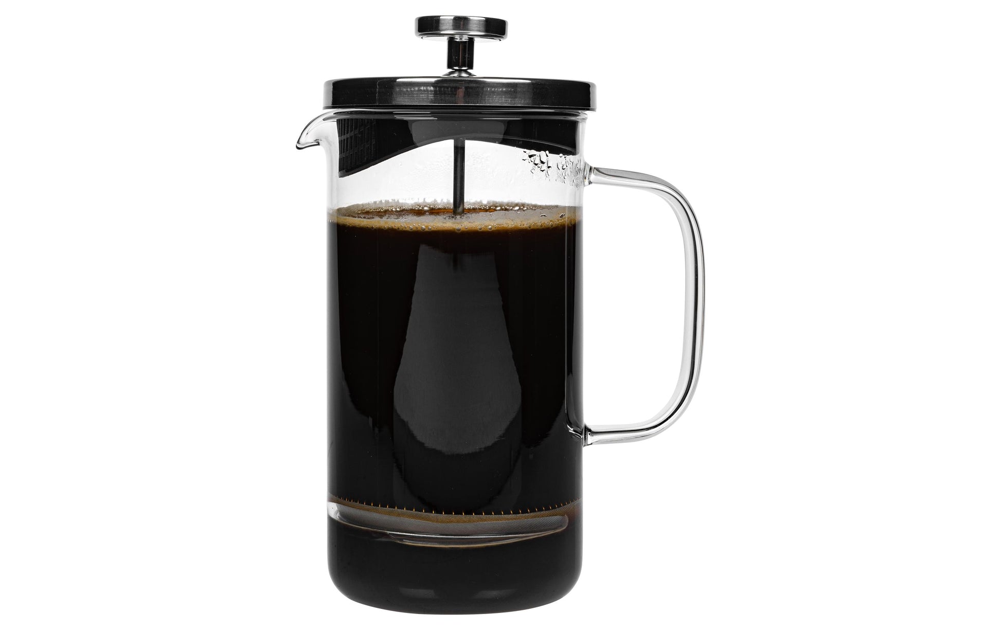 Furber. Furber French Press / Kaffeebereiter – 1 l, 8 Tassen, Glas, Schwarz
