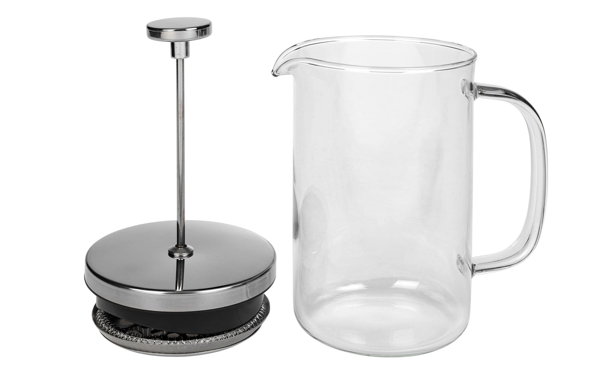 Furber. Furber French Press / Kaffeebereiter – 0,8 l, 6 Tassen, Borosilikatglas