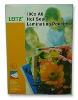 Leitz Laminierfolien A6 – 125 µm, glänzend, 100 Stück